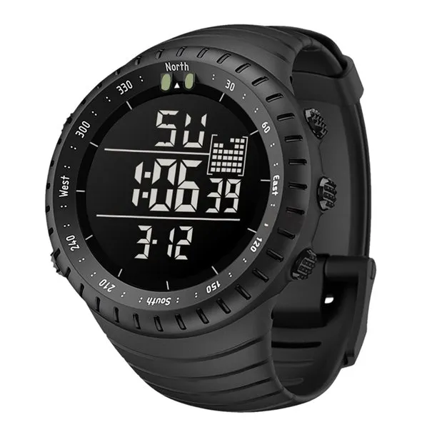 Military Men's Digital Sports Watch Waterproof with LED Back light Watch for Men