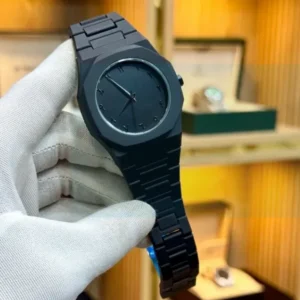 Black Arabic Aura Watch For Men Stylish Aura Watch 100% Original Watch PoliFiber Arabic Black Watch