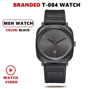 TOMI T084 Leather Straps Waterproof Wrist Watch For Men