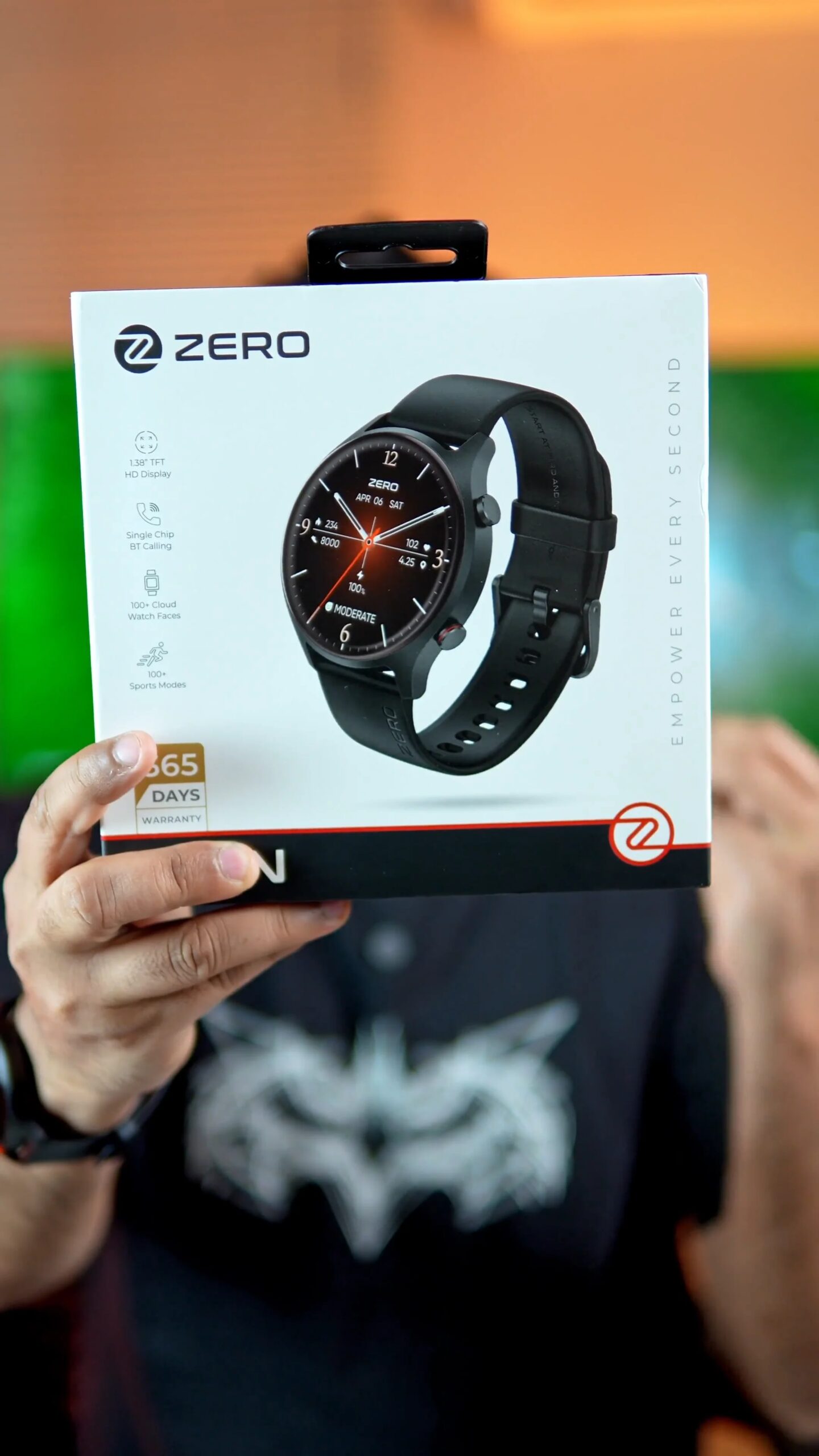 Zero® ICON Smartwatch 1.32" TFT HD Display | Bluetooth Calling, 100+ Sports Modes, Health Monitoring | IP68 Water Resistance | Customizable Watch Faces | Long Battery Life | Best Price Smartwatch for Men, Women, iPhone iOS & Android Users