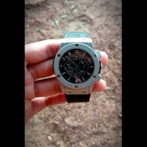 Premium Hublot Watch for Boys & Men – First Copy Luxury Timepiece with MasterLock Leather Strap | Stylish & Durable Watch for Boys| High-Quality Watch Box Included | Elevate Your Style with Hublot Watches for Mens.