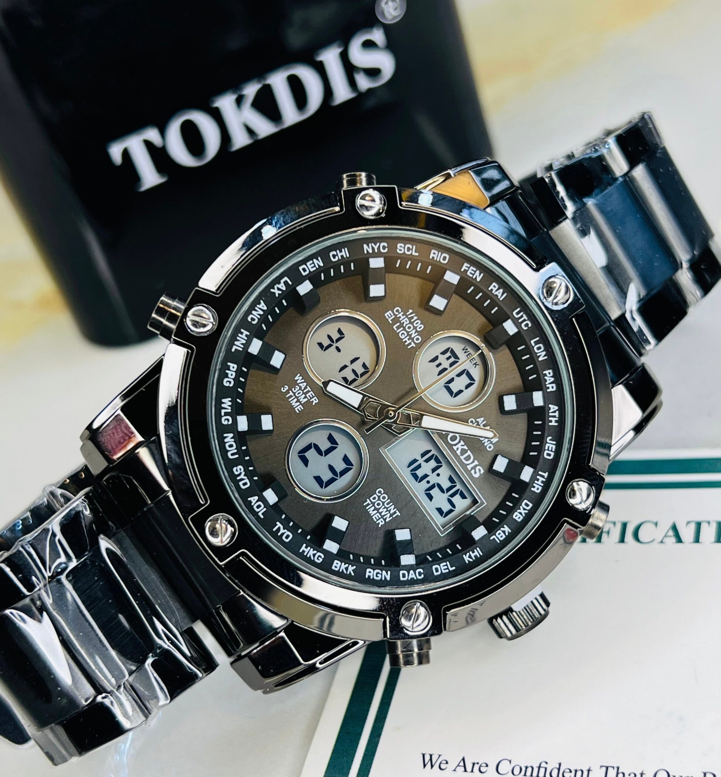 Original - Dual time - Heavy weight Series - Stainless Steel