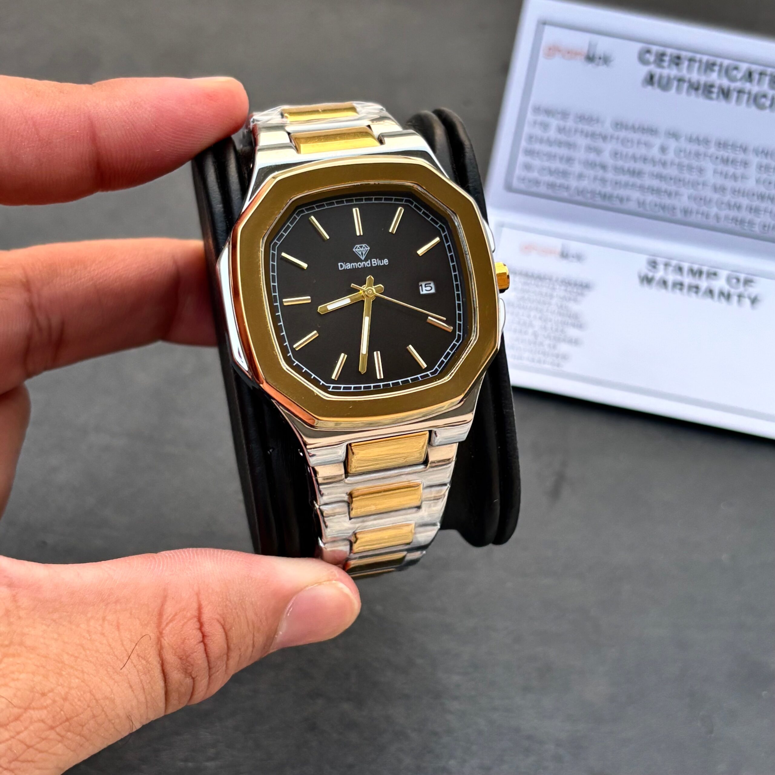 Premium Grade Quality - Business Class Series - Solid Chain & Lock - Original Diamond Blue