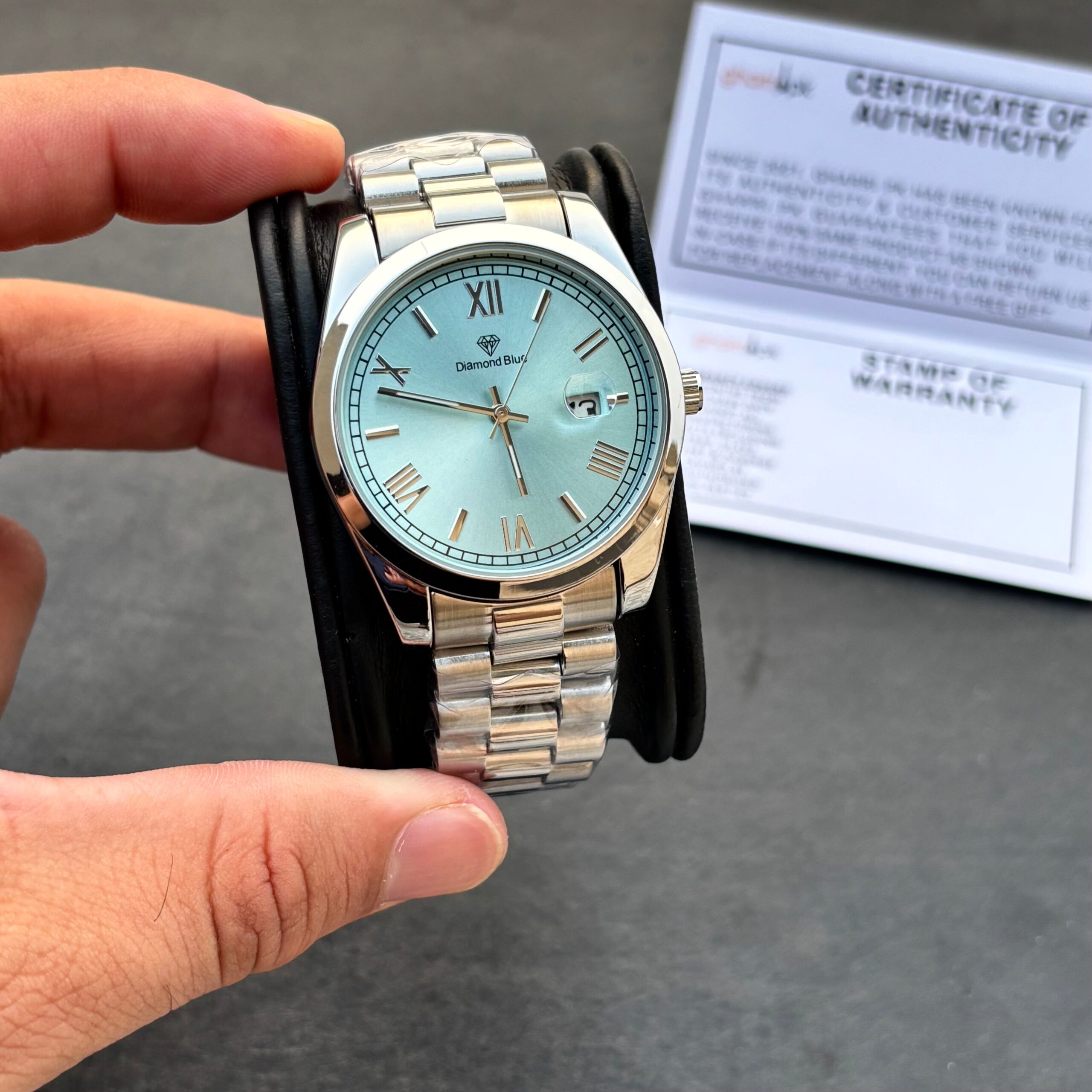 Premium Grade Quality - Business Class Series 2.0 - Solid Chain & Lock - Original Diamond Blue