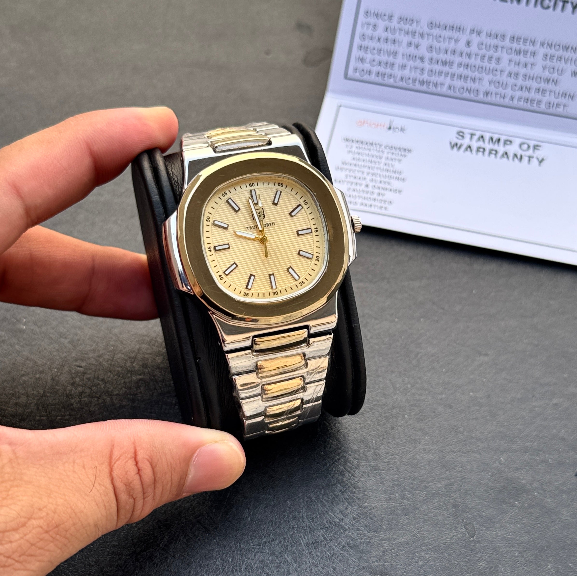 High Grade Quality - Trueworth - Mineral Glass - Butterfly Solid Lock