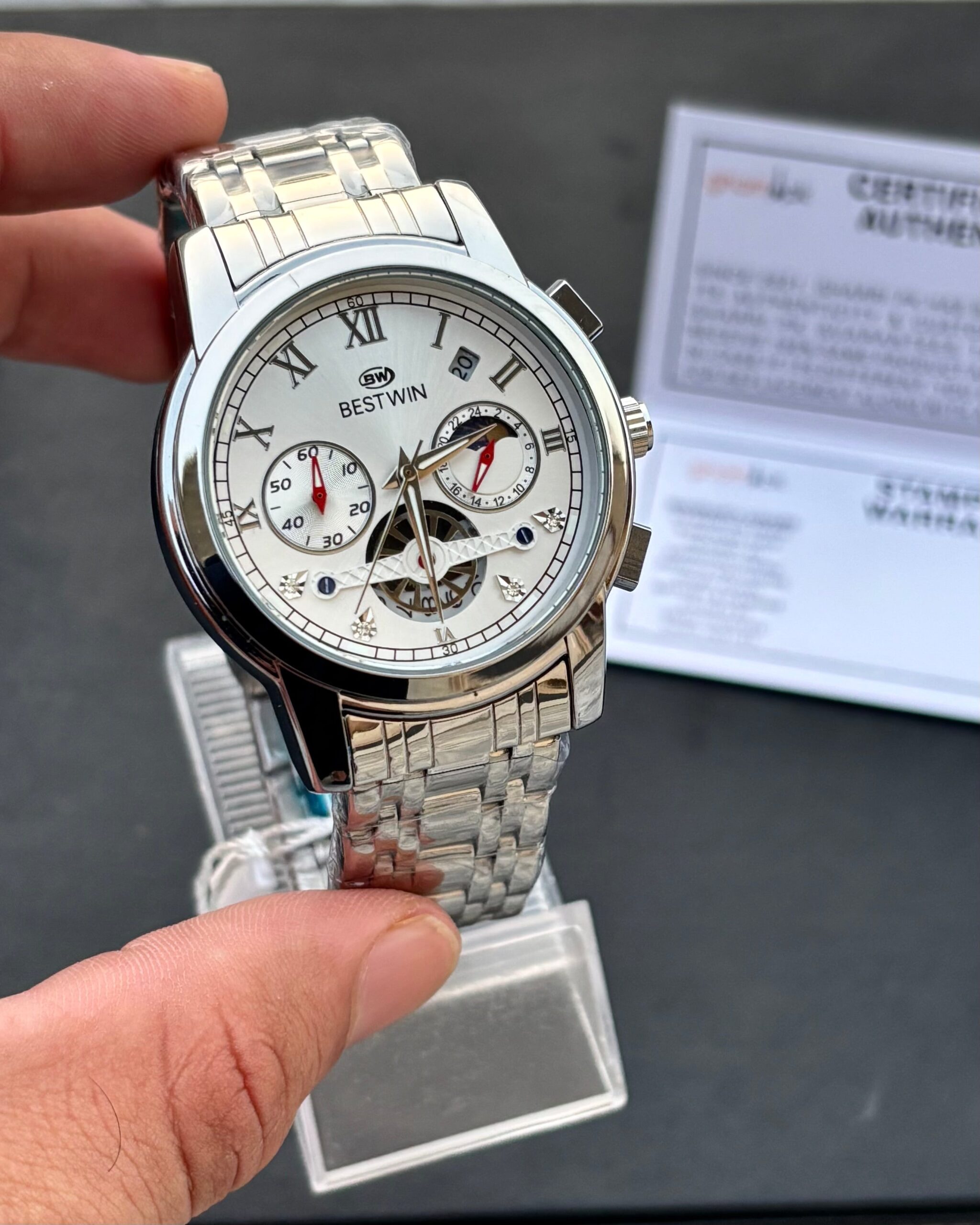 Limited Edition PRX - Exquisite Series - Ultra High Quality Chain & Lock - Original BESTWIN - Full Chronograph