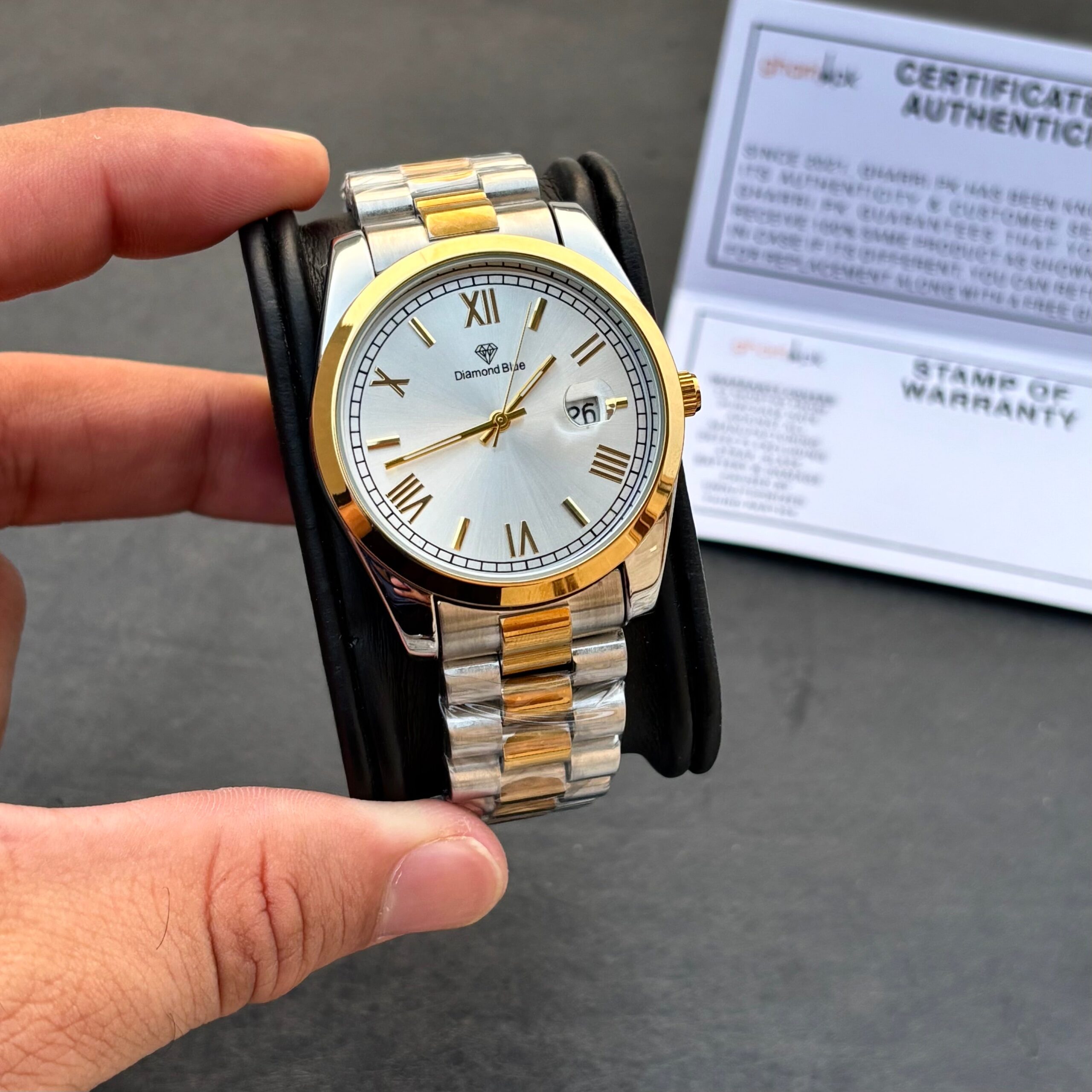 Premium Grade Quality - Business Class Series 2.0 - Solid Chain & Lock - Original Diamond Blue