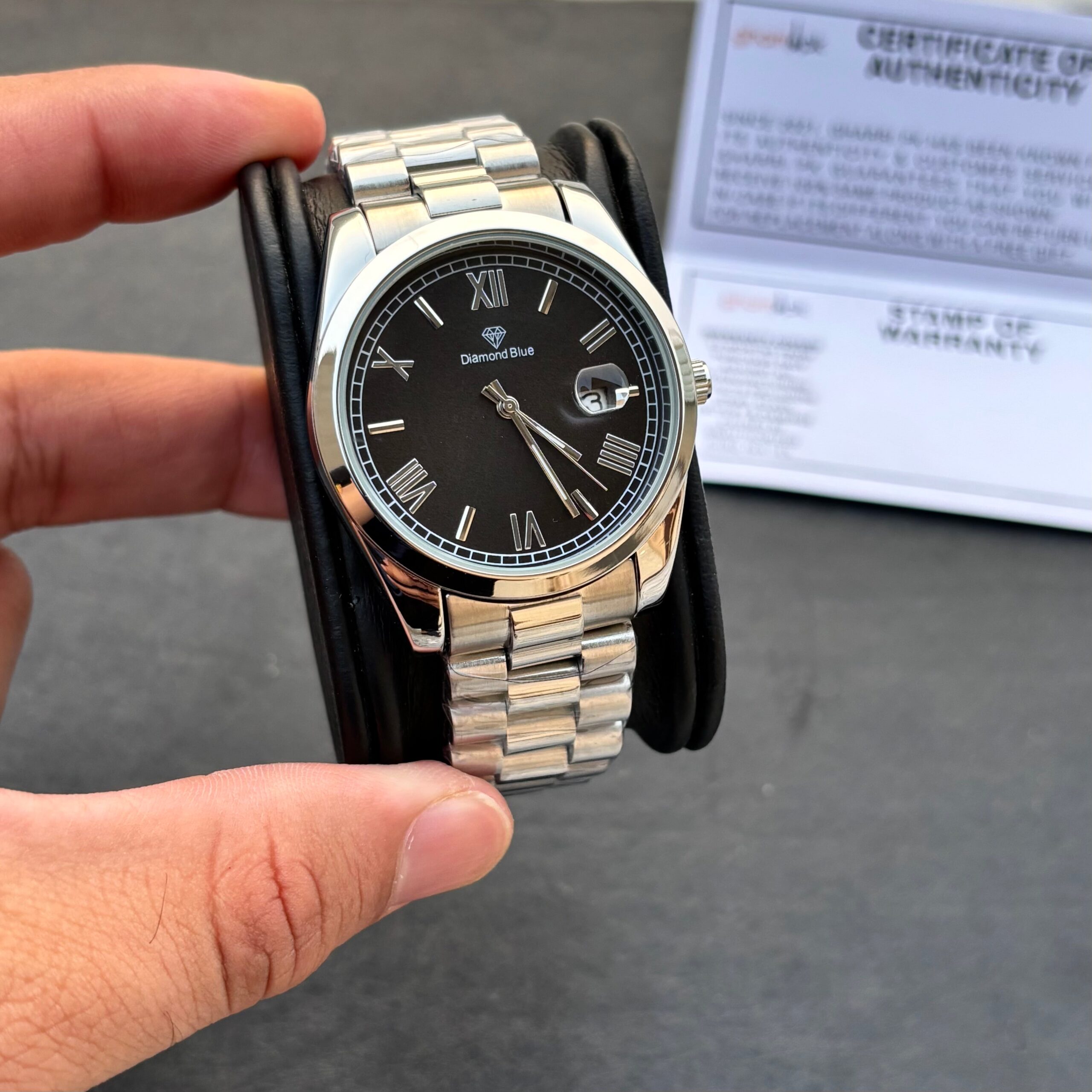 Premium Grade Quality - Business Class Series 2.0 - Solid Chain & Lock - Original Diamond Blue