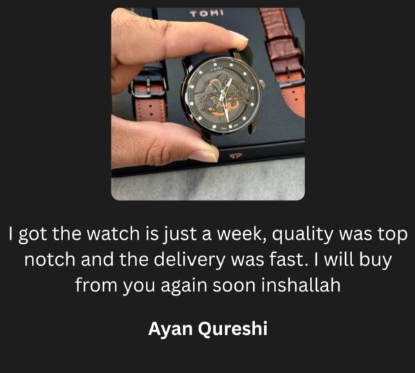 Jee Bhai watch receive hogai thi, mujhe gift Dena tha Kisi ko air MashaAllah se bohot pasand ai, thank you soooooo much (4) (1)